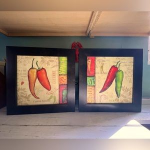 2 - Pepper wall decor
